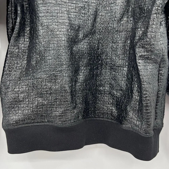 Theory 38 Incline B Downforce Black Long Sleeve Wool Shirt Sweater Size Medium - Picture 7 of 10